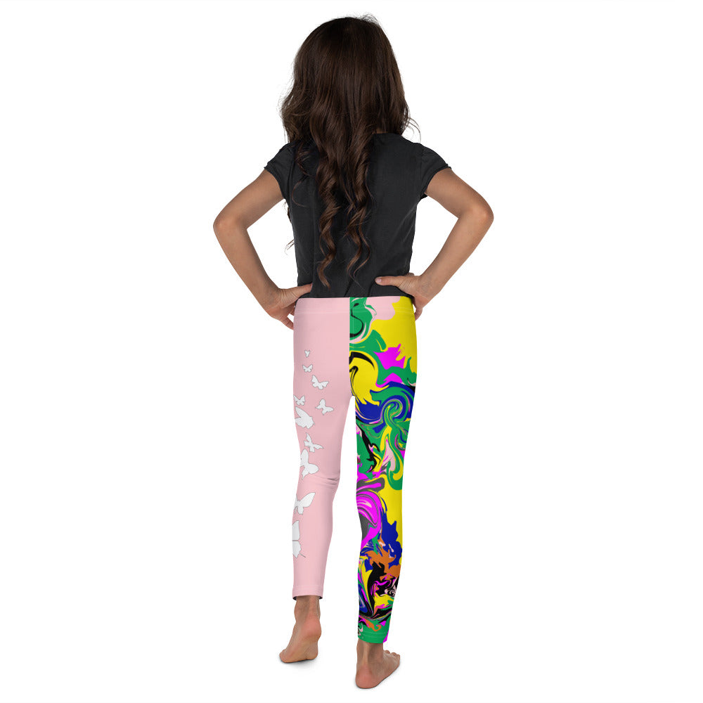 flyersetcinc Marble Camo Print Kid's Leggings