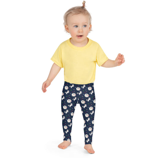 Unicorn Kid's Leggings - Navy