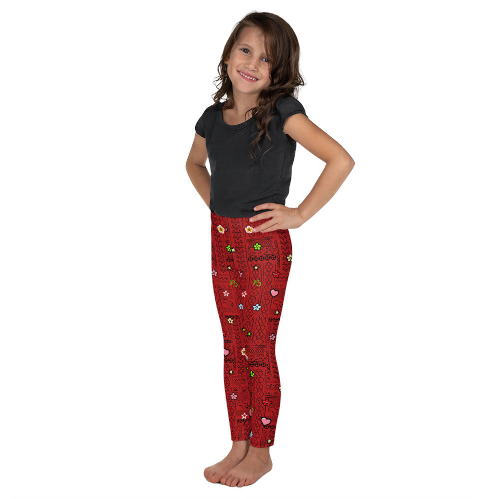 Tribal Print Celebration Kid's Leggings