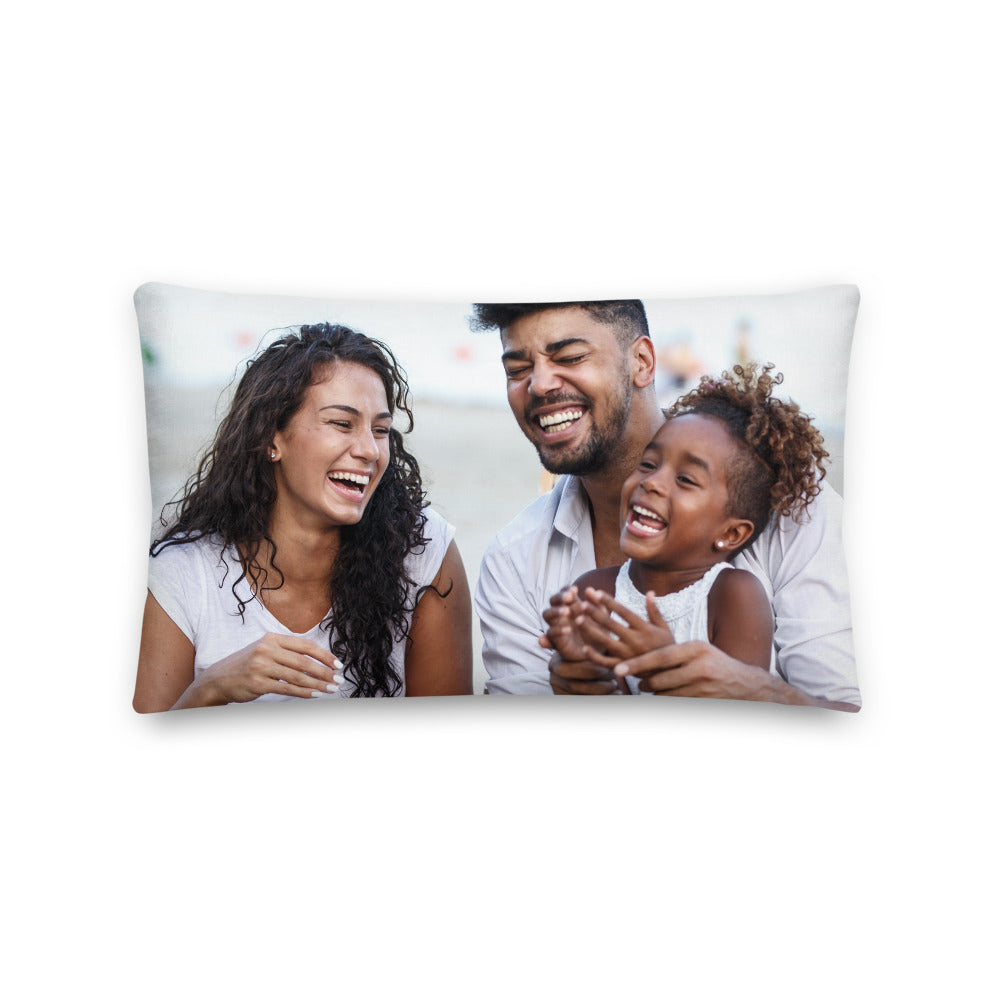 Personalisable Family Premium Throw Pillow