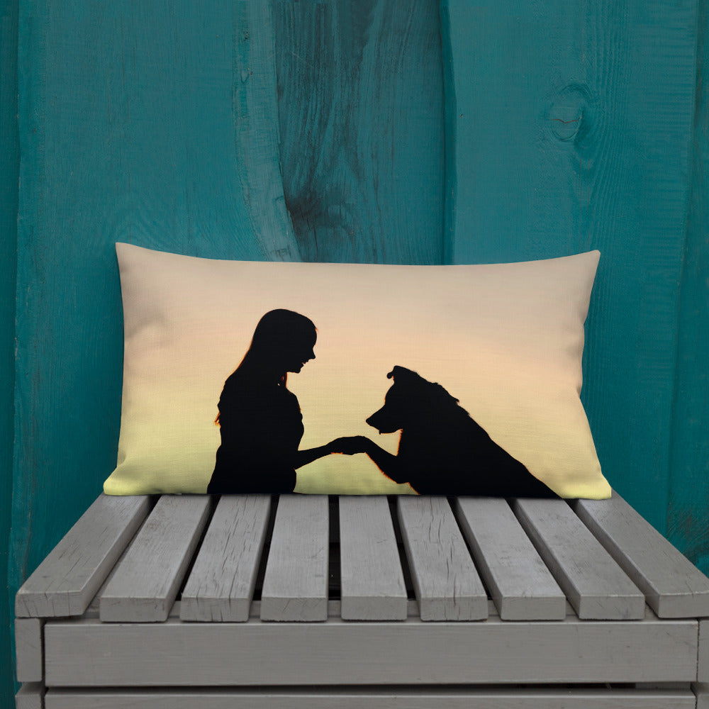 Pets Personalised Premium Throw Pillow - instagram grid