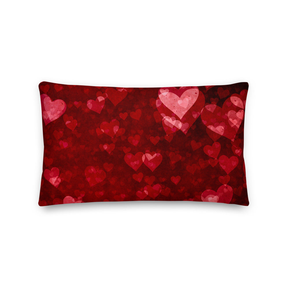 My Heart Beats for You Premium Throw Pillow