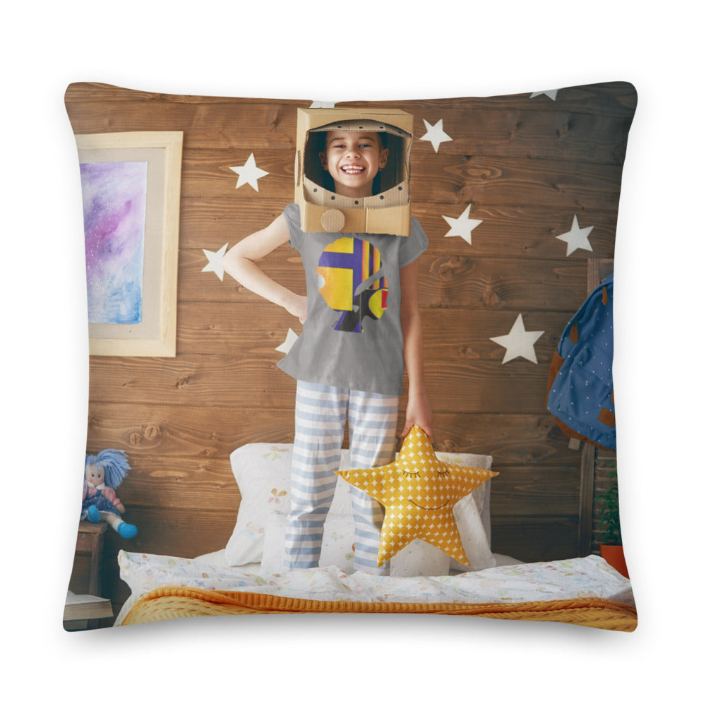 Personalisable Kids Premium Throw Pillow