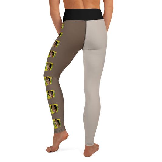 Serenity Skin Tone High Waist Leggings - chocolate