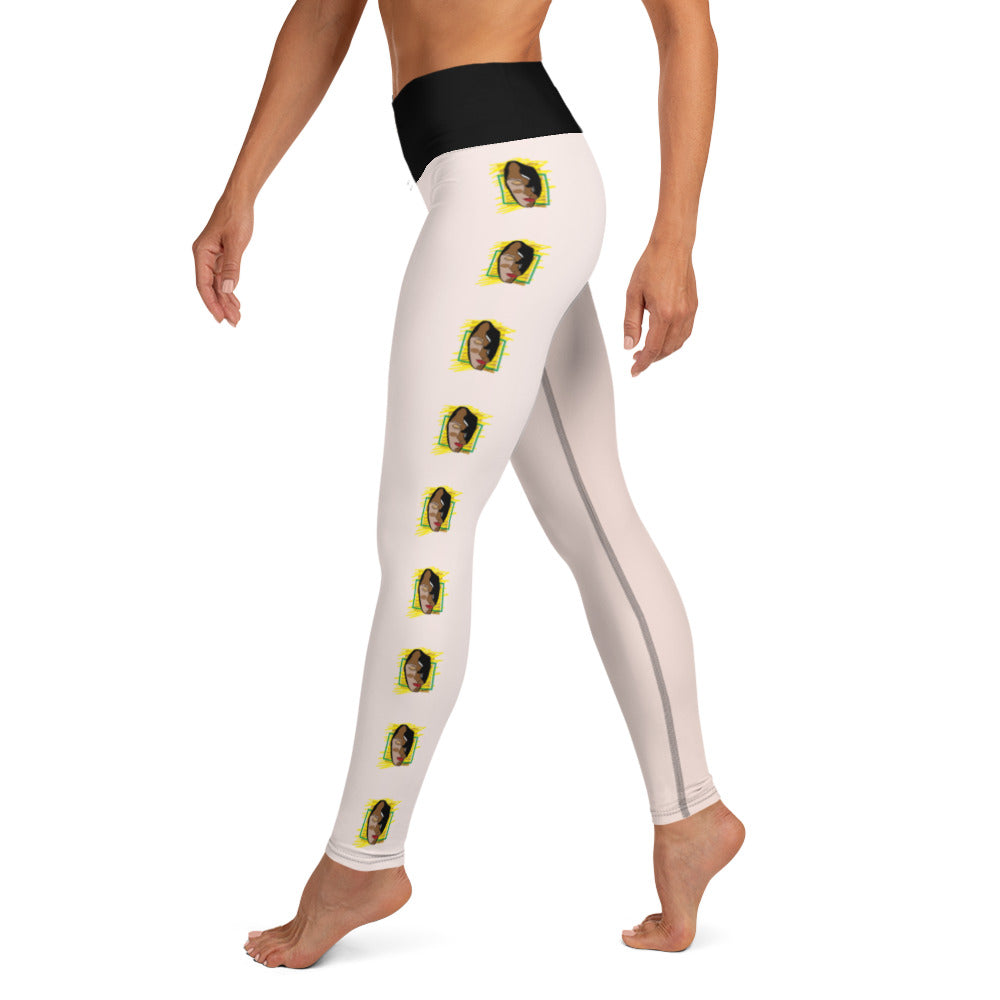 Serenity Skin-Tone High Waist Leggings - milkshake