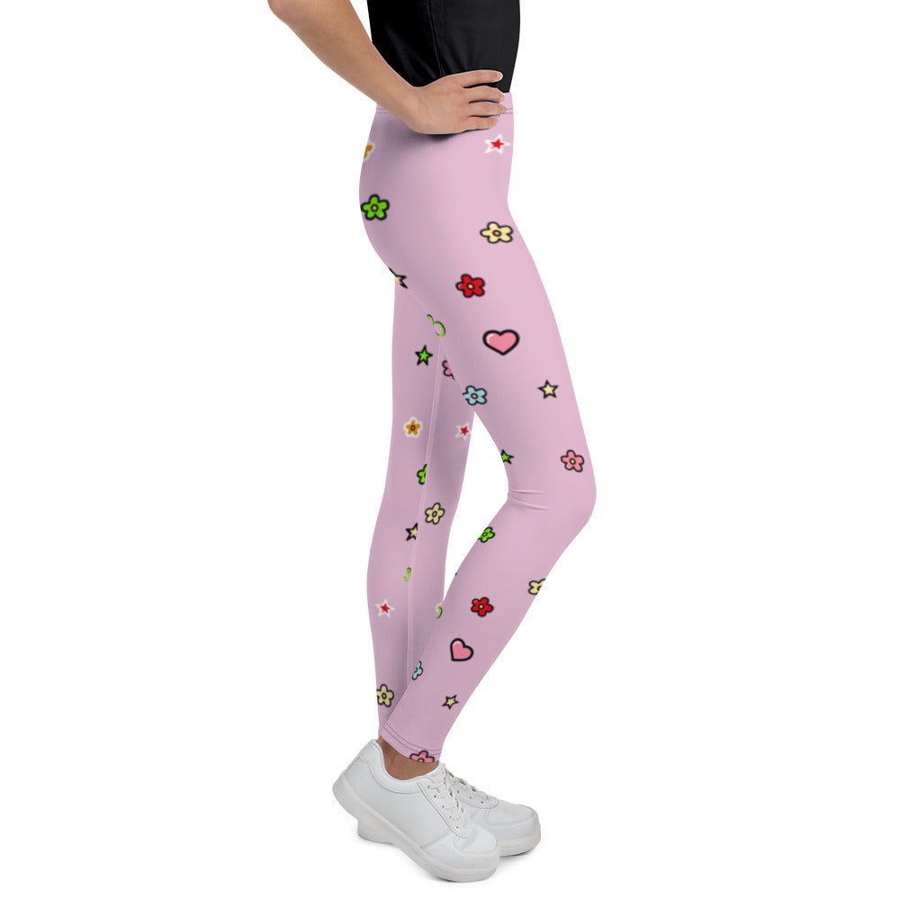 Hearts and Daisy's Youth Leggings