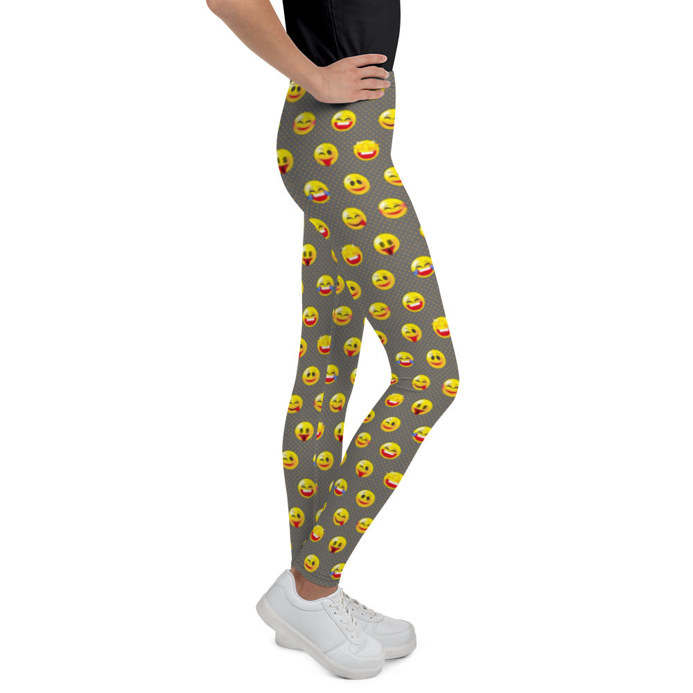 Emoji Star Youth Leggings