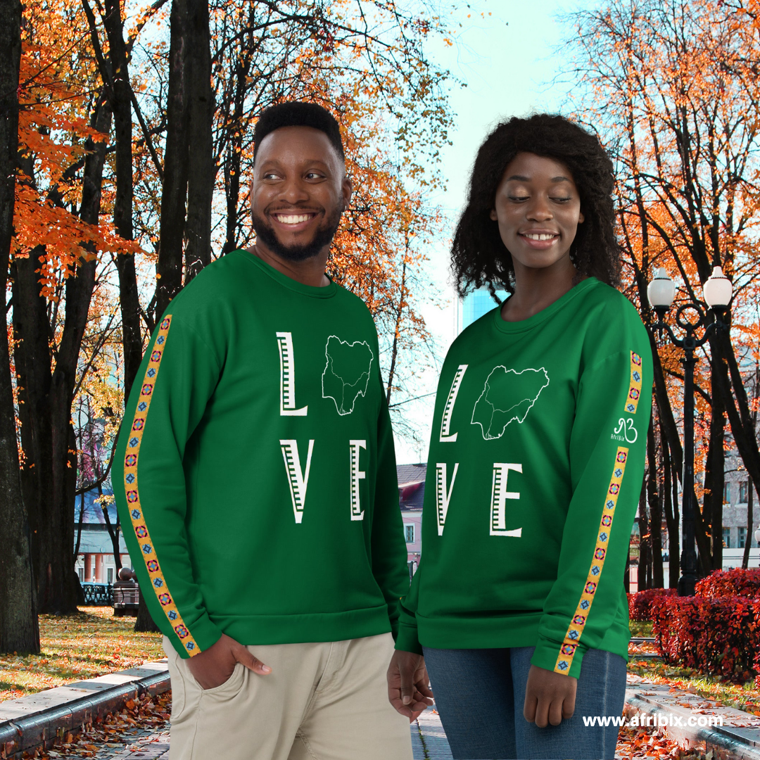 I Love Naija Unisex Sweatshirt