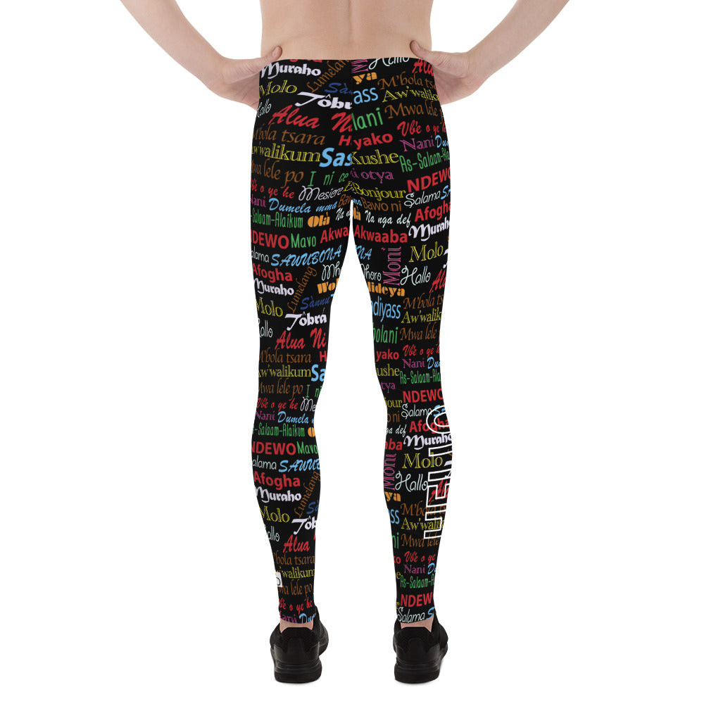 flyersetcinc Hello Print Men's Leggings