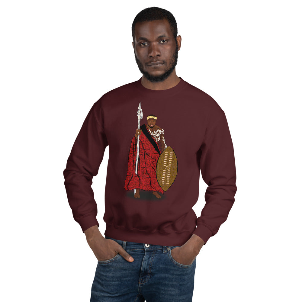 flyersetcinc Warrior African King Comfortable Unisex Sweatshirt