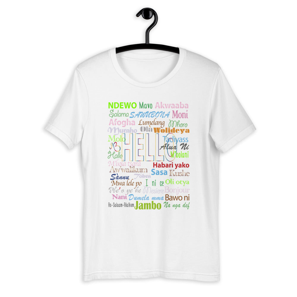 flyersetcinc Hello Print Unisex T-Shirt