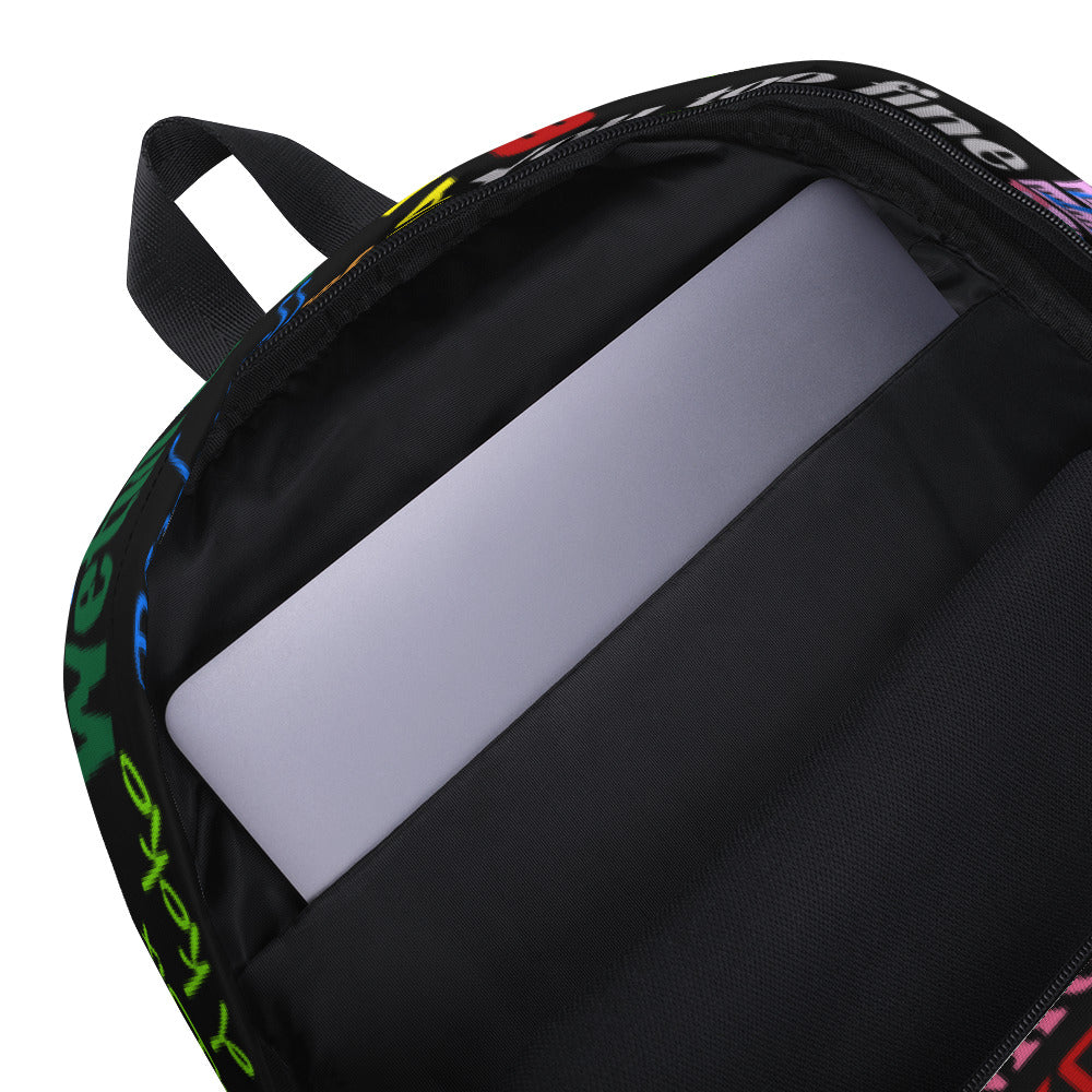 flyersetcinc Pidgin Print Laptop Backpack