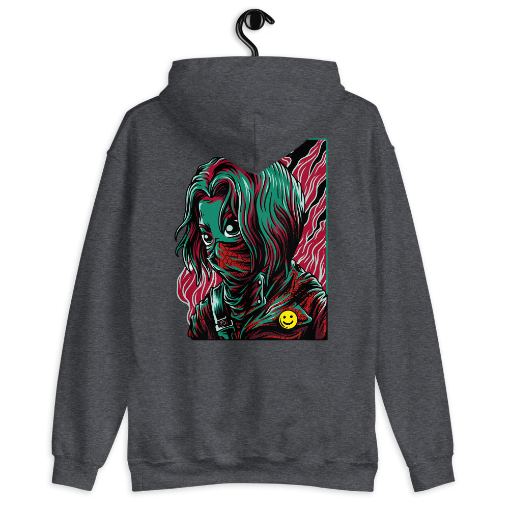 'Normalise This' Graphic Mask Comfortable Unisex Hoodie