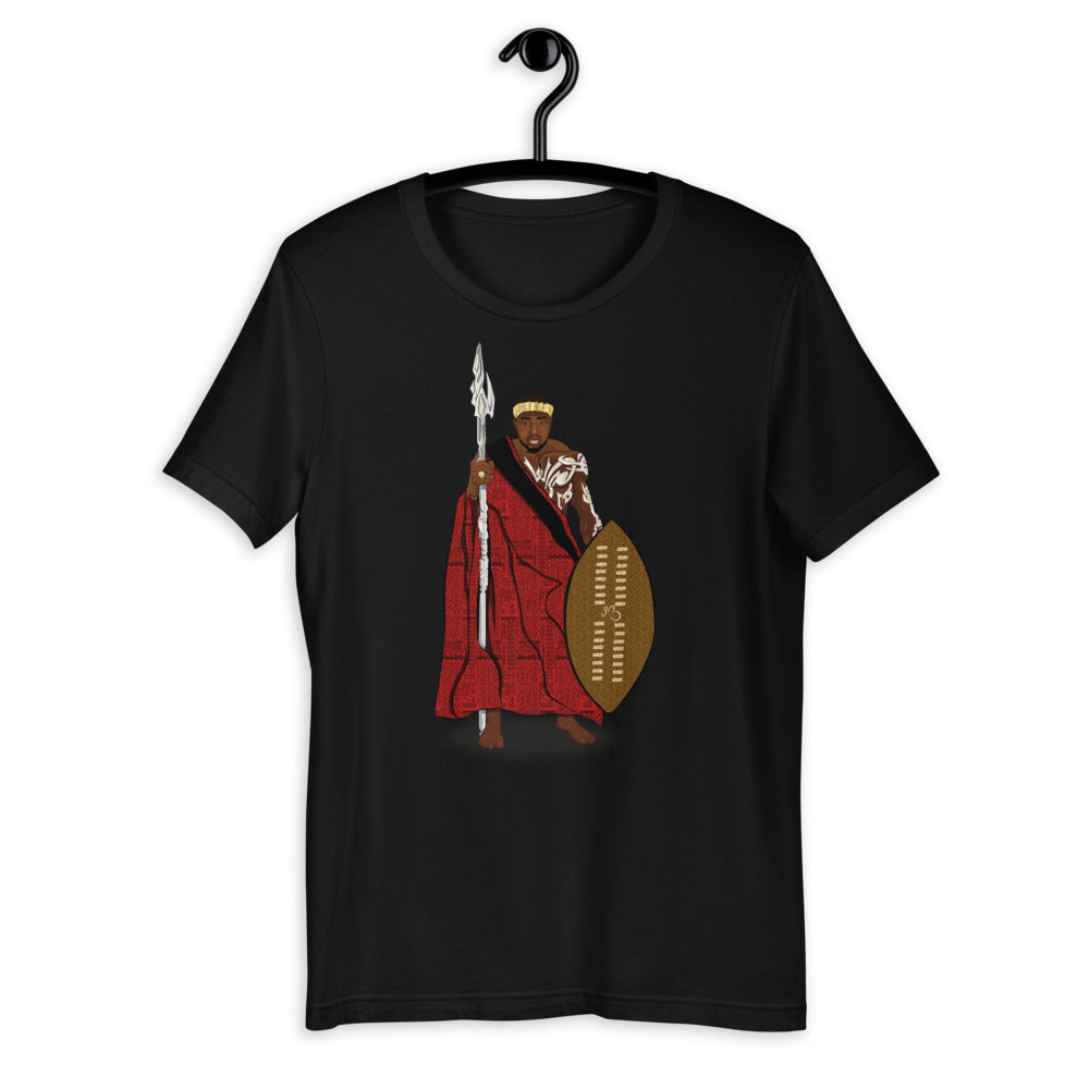 flyersetcinc Warrior African King Short-Sleeve Unisex T-Shirt