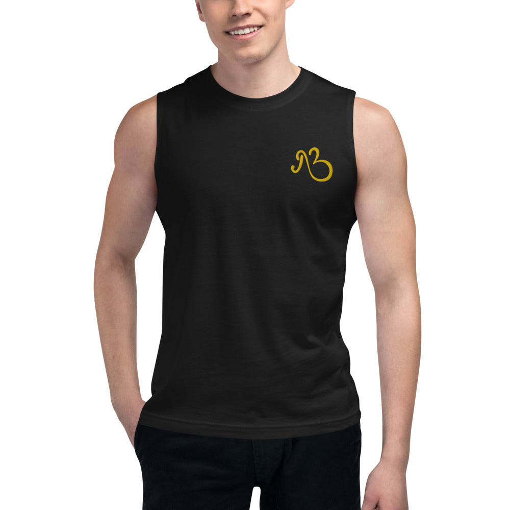 flyersetcinc Classic Embroidered Unisex Muscle Shirt