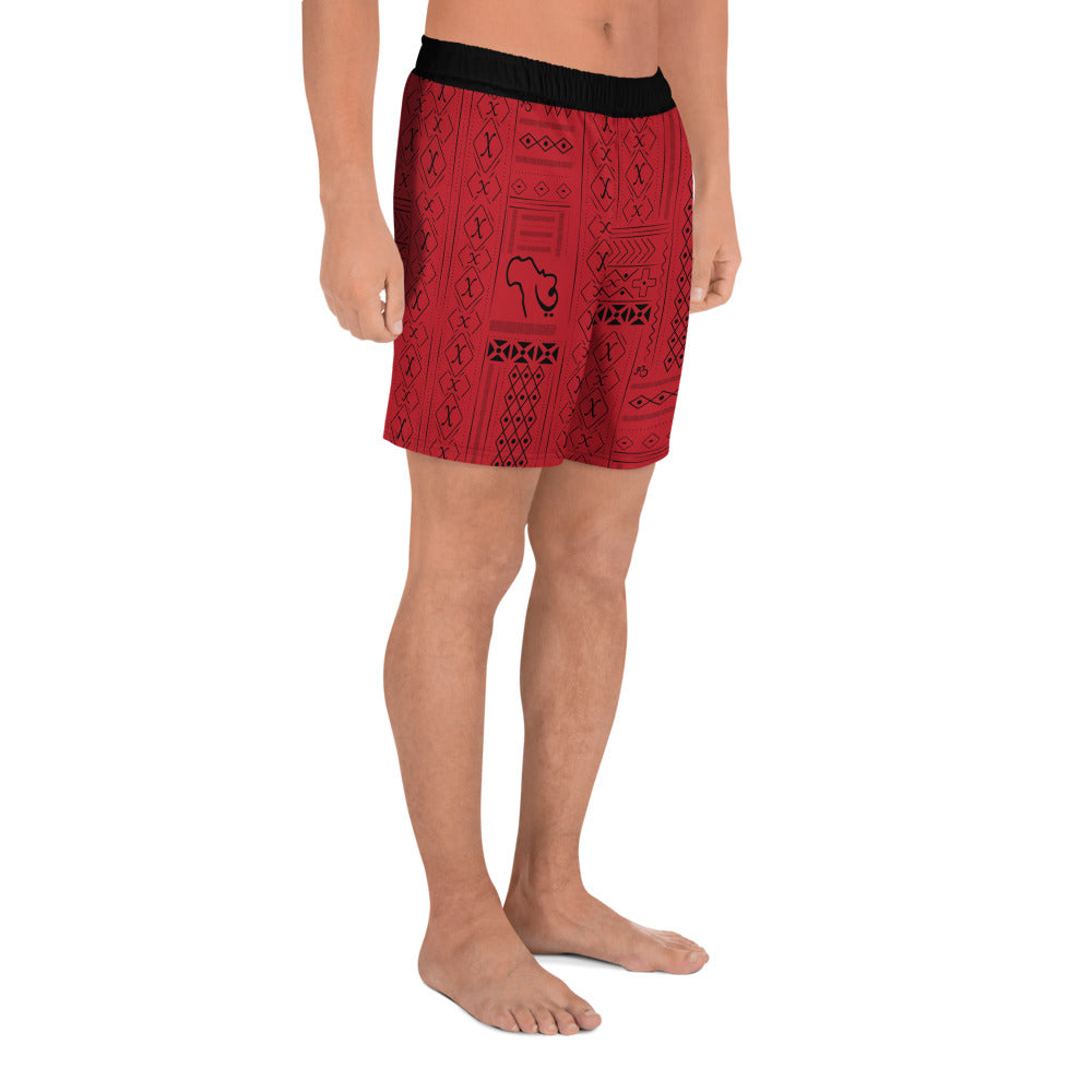 Tribal Print Men's Athletic Shorts