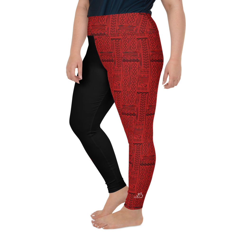 flyersetcinc Tribal Ubuntu Plus Size High Waist Leggings