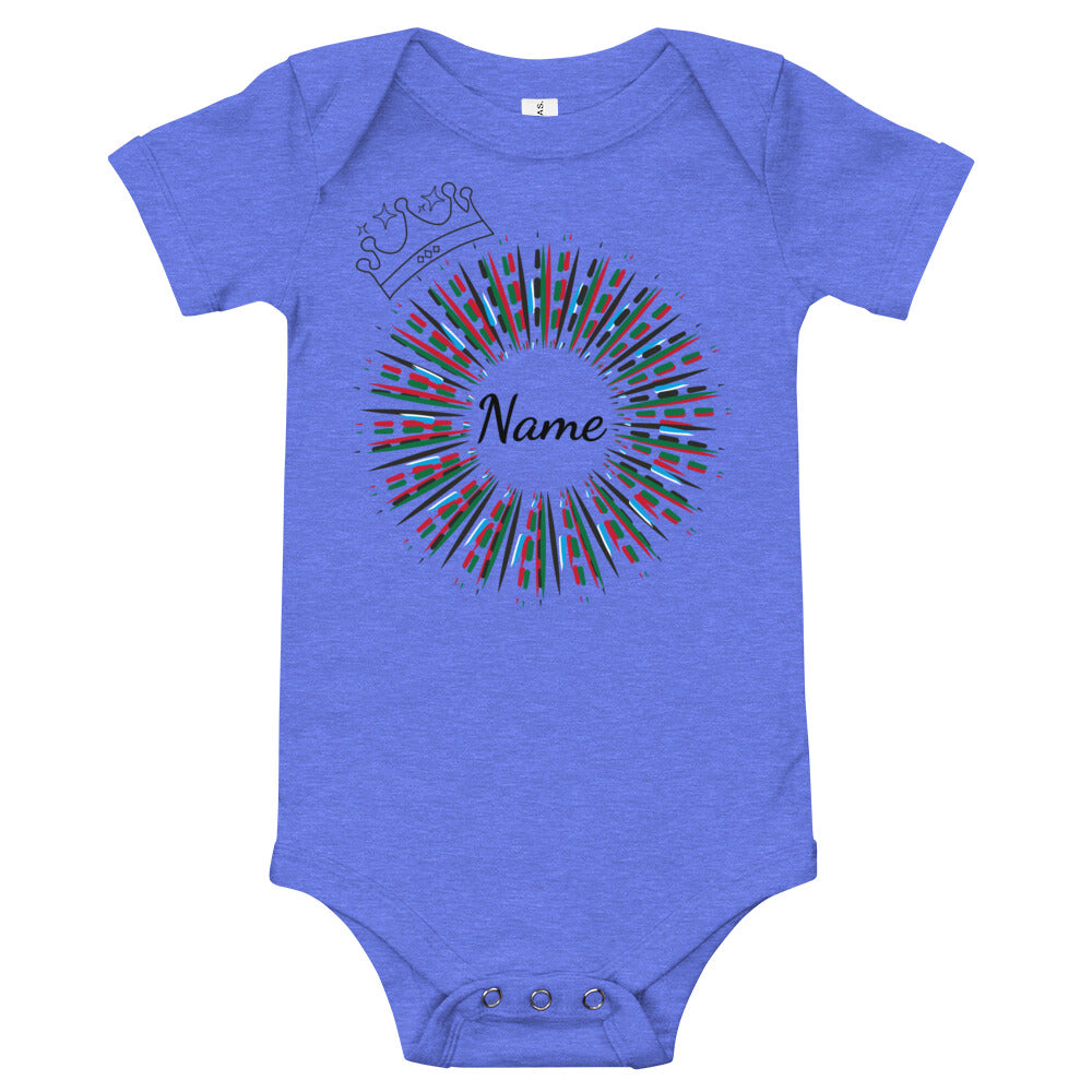 Personalised Baby Short Sleeve Bodysuit