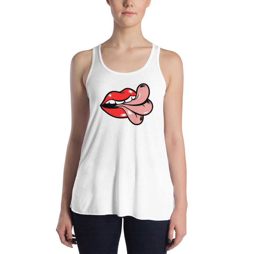 'Cheeky' Women's Flowy Racerback Tank