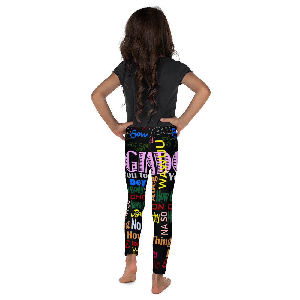 flyersetcinc Pidgin Print Kid's Leggings