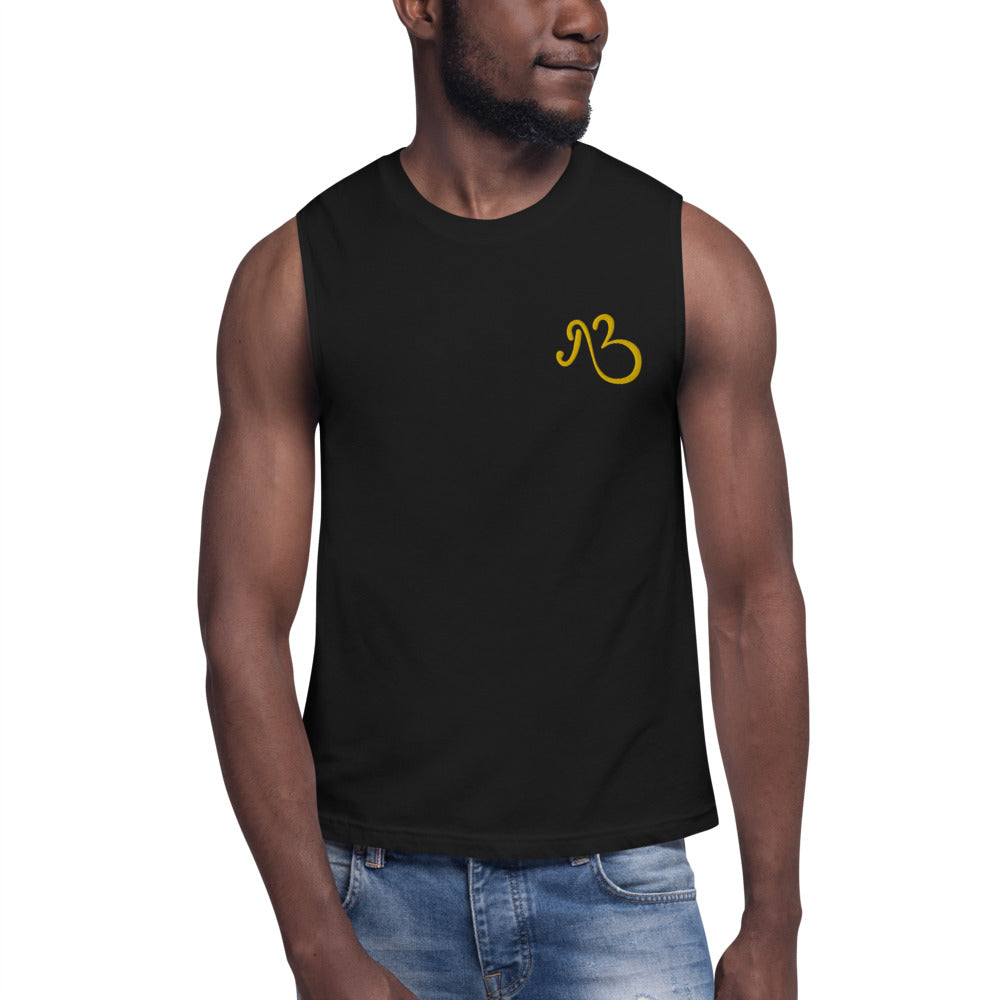 flyersetcinc Classic Embroidered Unisex Muscle Shirt
