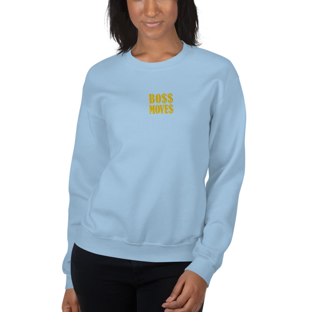 Boss Moves Embroidery Unisex Sweatshirt