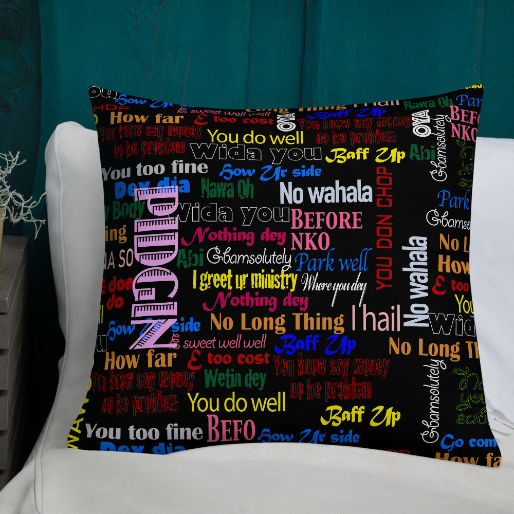 flyersetcinc Pidgin Print Premium Pillows