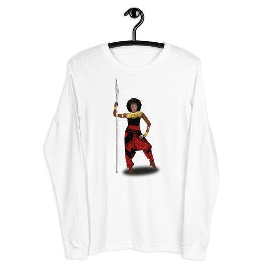 flyersetcinc Warrior African Queen Unisex Long Sleeve Tee