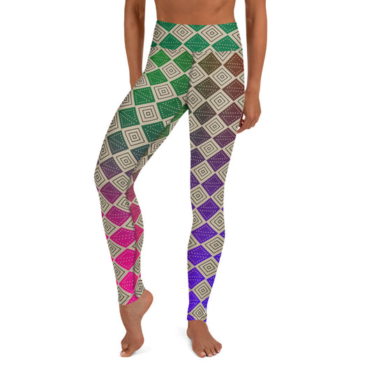 Box Print Leggings