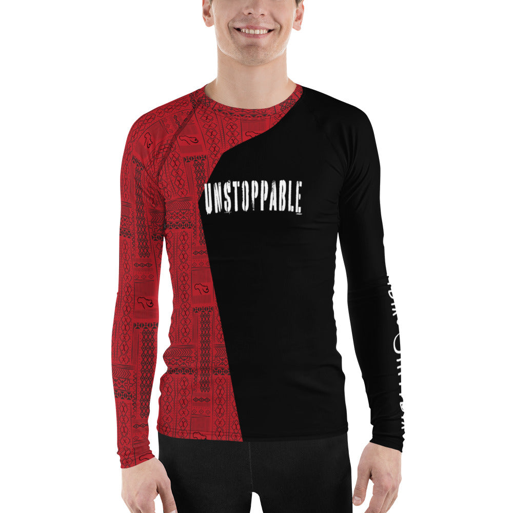 flyersetcinc Tribal Print Men's Rash Guard