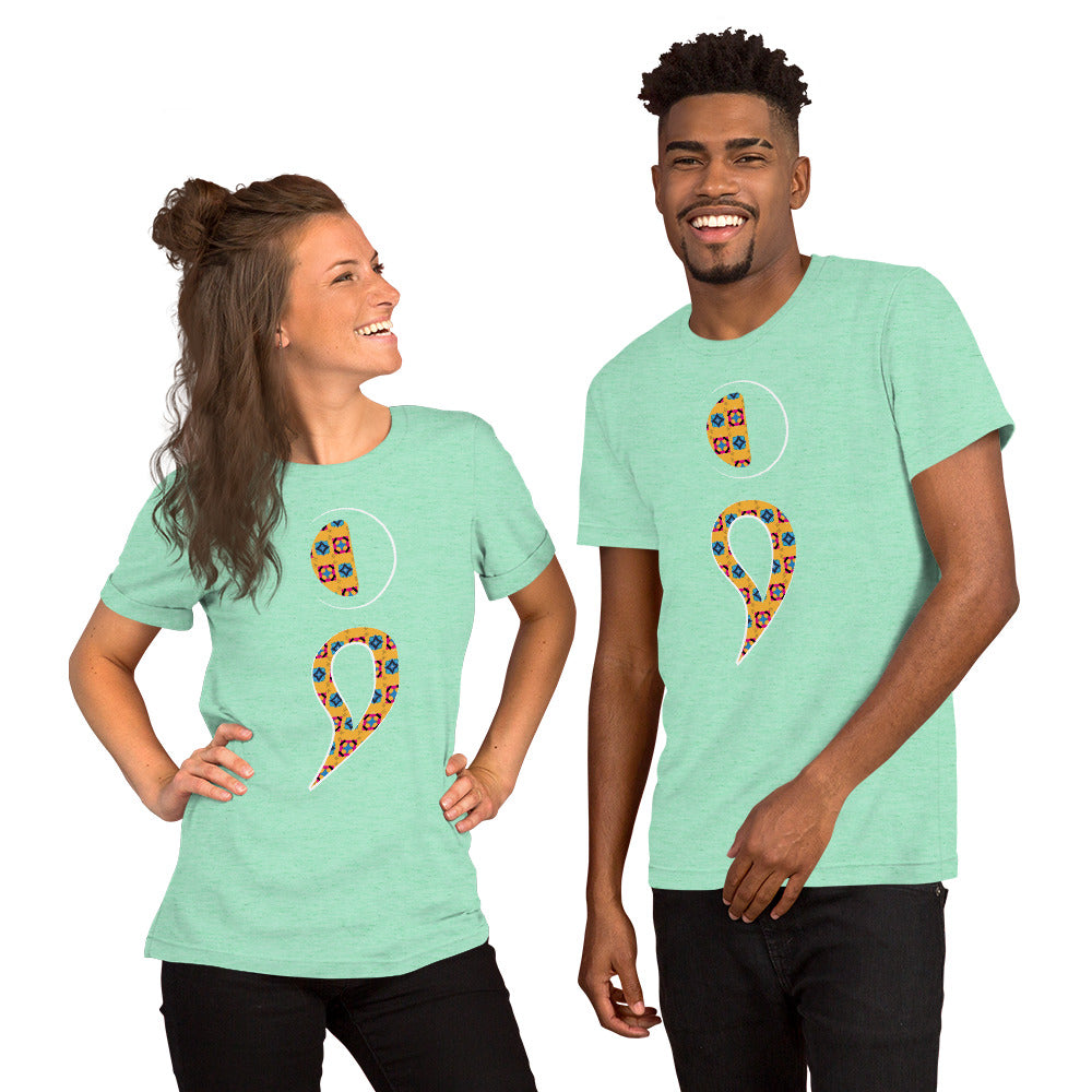 Semi-Colon Unisex T-Shirt