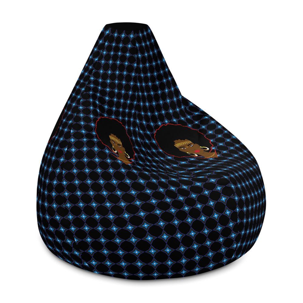 flyersetcinc Warrior Starz Print Comfy Bean Bag Chair w/ filling