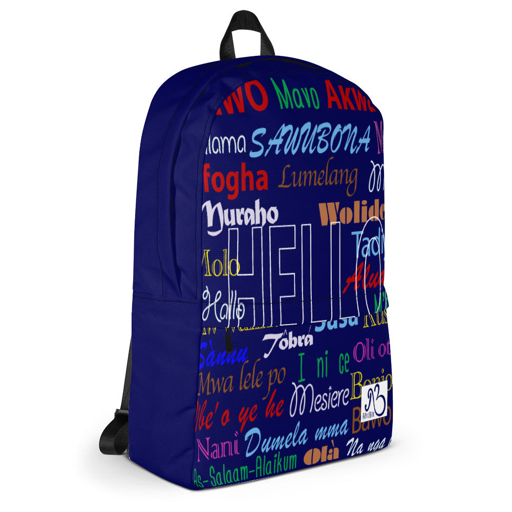 flyersetcinc Hello Print Laptop Backpack