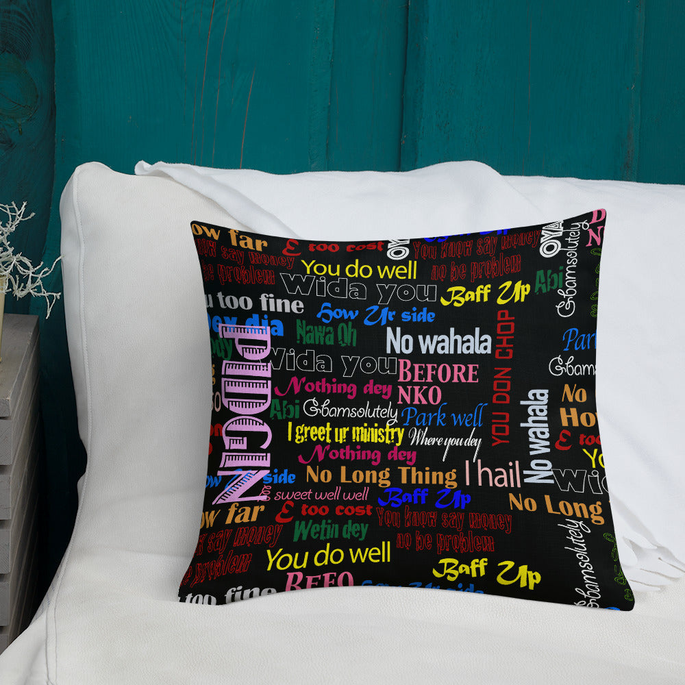 flyersetcinc Pidgin Print Premium Pillows