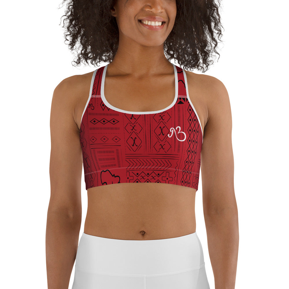 Tribal Print Sports bra