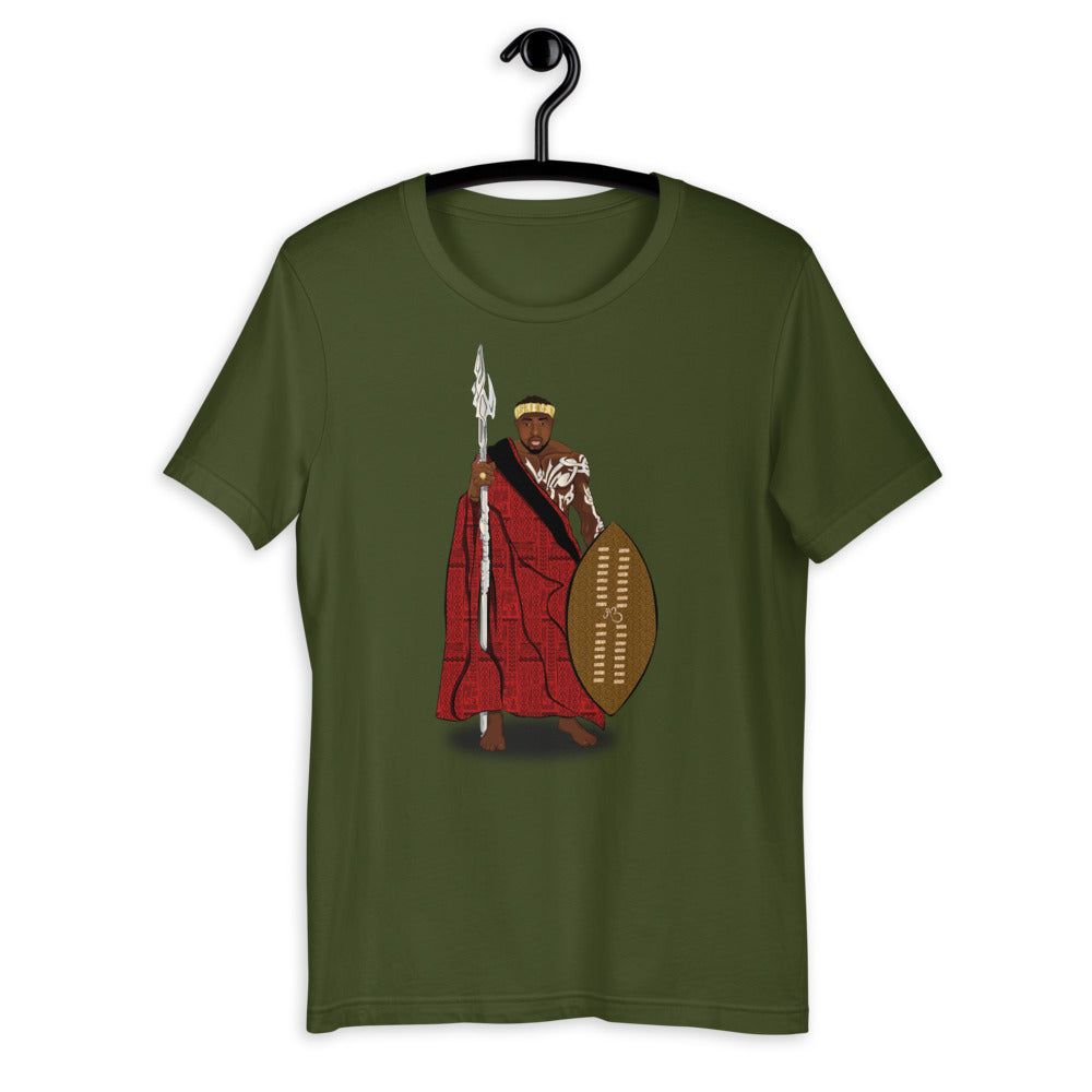 flyersetcinc Warrior African King Short-Sleeve Unisex T-Shirt