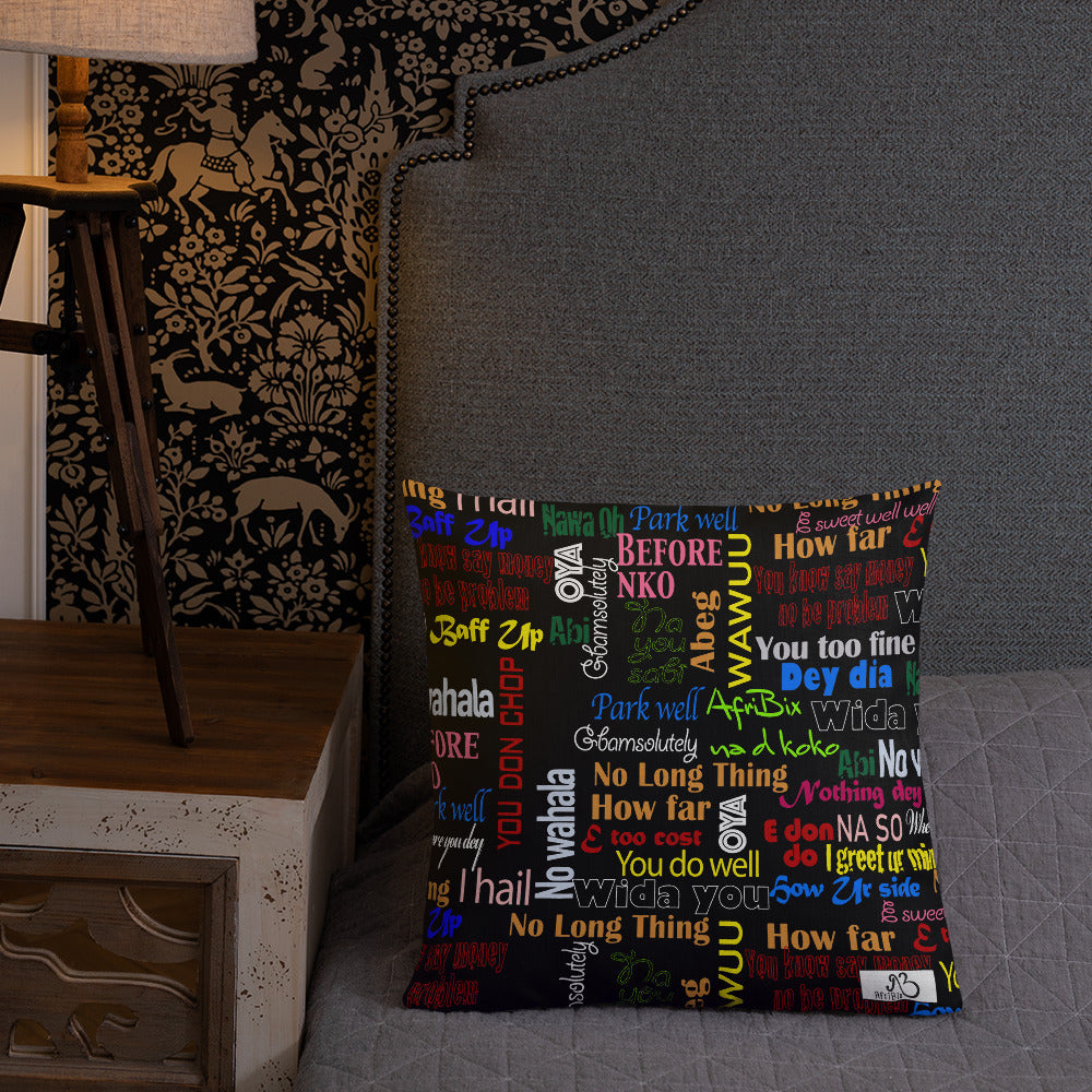 flyersetcinc Pidgin Print Premium Pillows