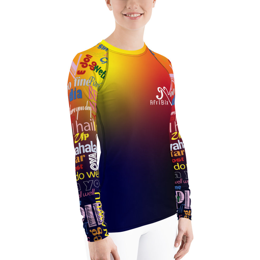 flyersetcinc Pidgin Galaxy Rash Guard