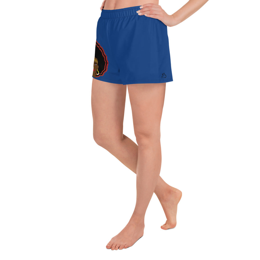 flyersetcinc Warrior Women's Athletic Shorts - Blue
