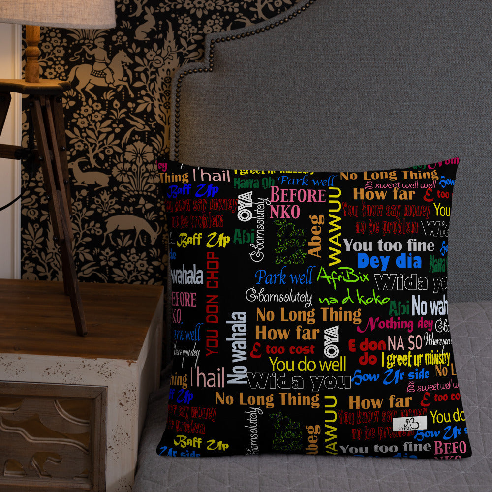 flyersetcinc Pidgin Print Premium Pillows