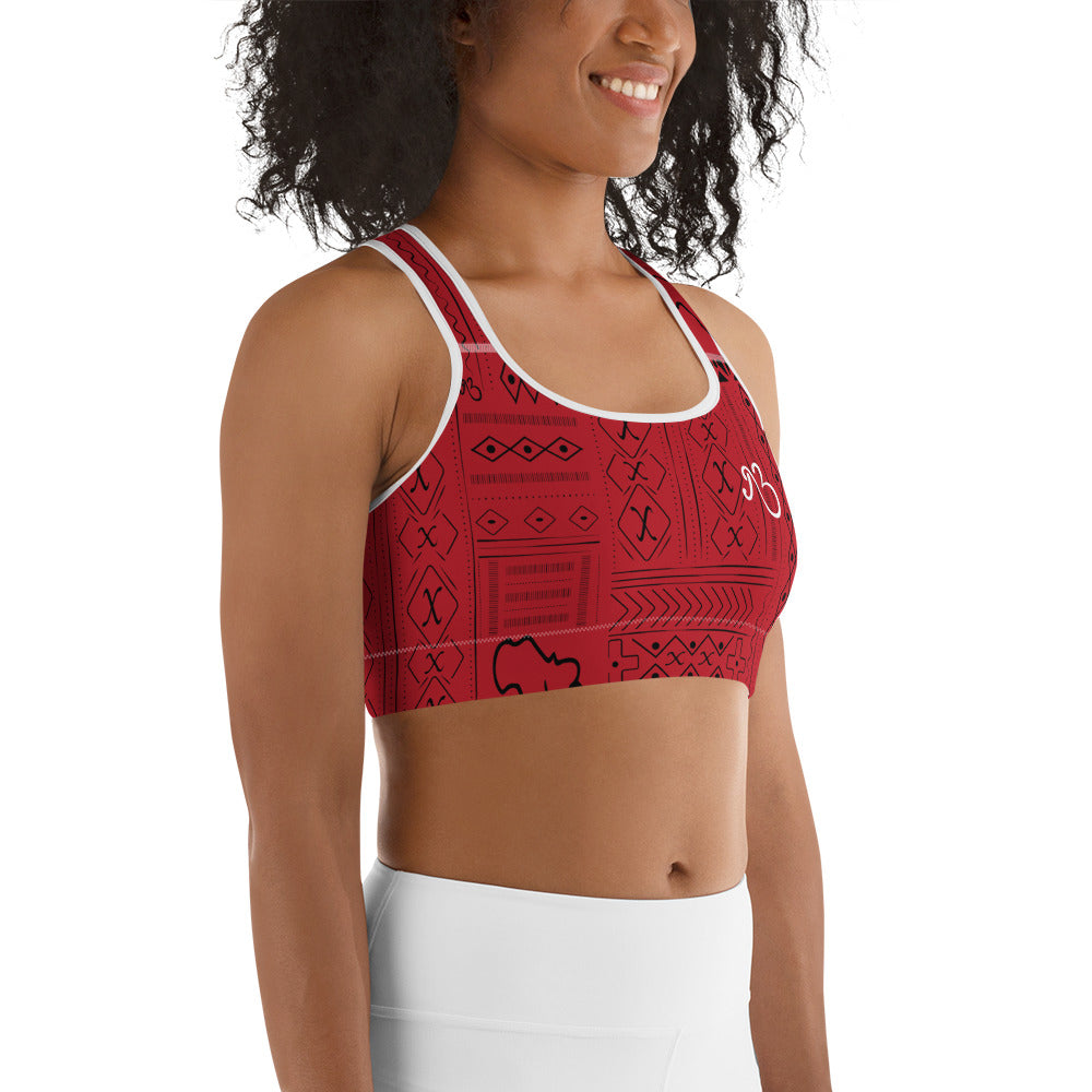 Tribal Print Sports bra