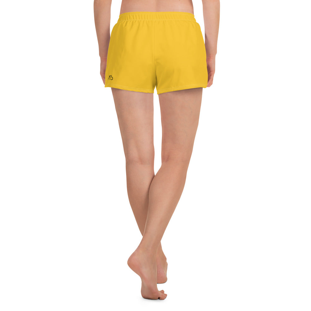 flyersetcinc Warrior Women's Athletic Shorts - Yellow