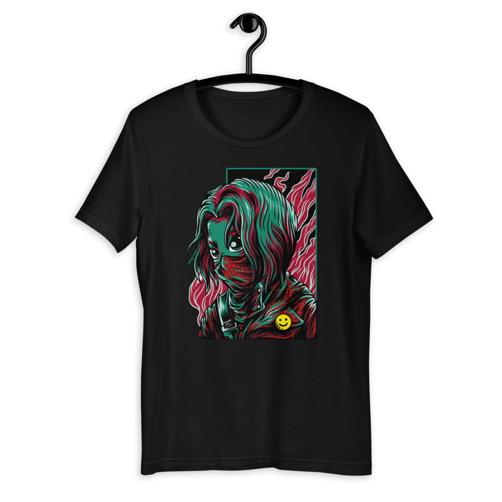 'Normalise This' Mask Graphic Short-Sleeve Unisex T-Shirt