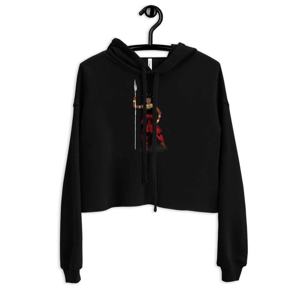 flyersetcinc Warrior African Queen Crop Hoodie