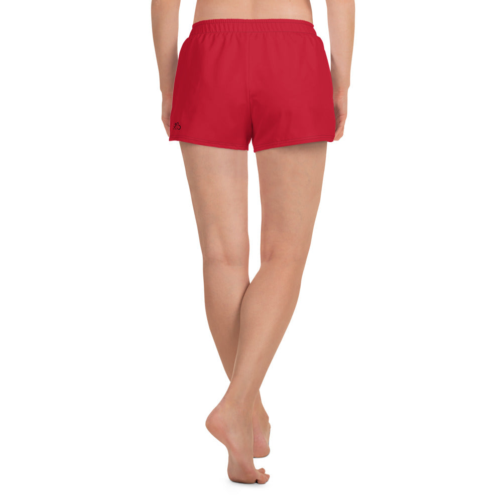 flyersetcinc Warrior Women's Athletic Shorts - Red