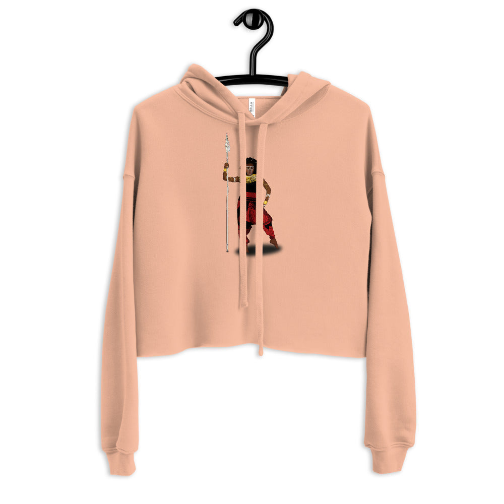 flyersetcinc Warrior African Queen Crop Hoodie