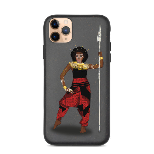 flyersetcinc Warrior African Queen Anti-shock Biodegradable iPhone case