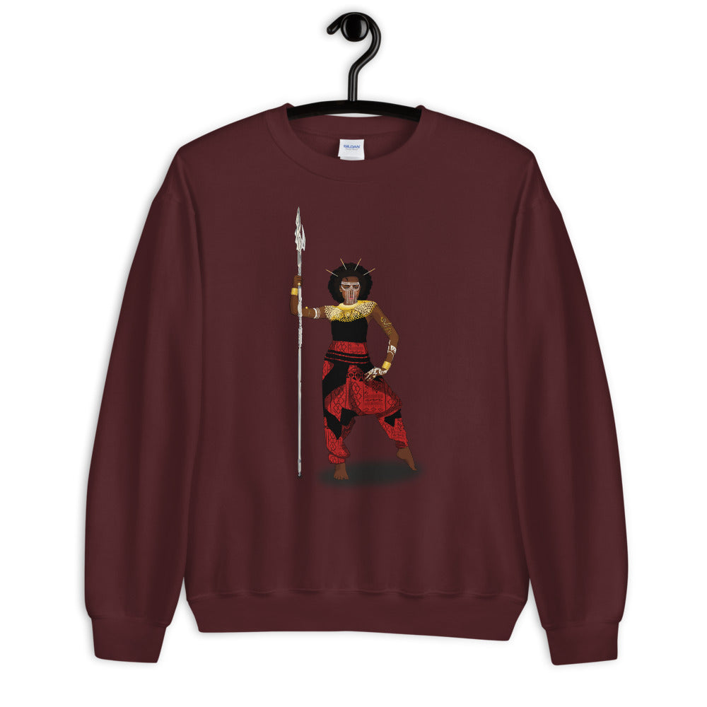 flyersetcinc Warrior African Queen Comfortable Unisex Sweatshirt