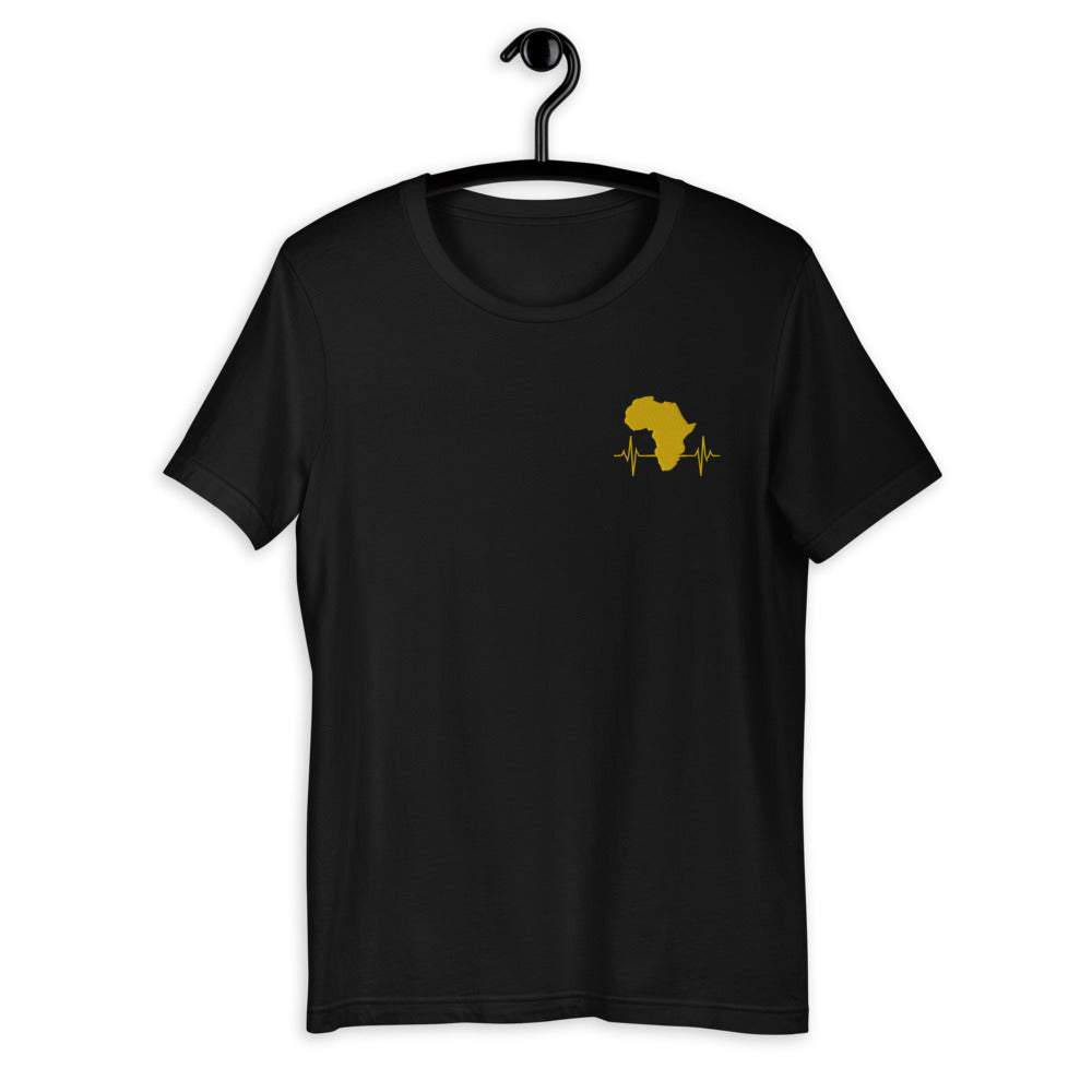 flyersetcinc Heartbeat of Africa Short-Sleeve Unisex T-Shirt