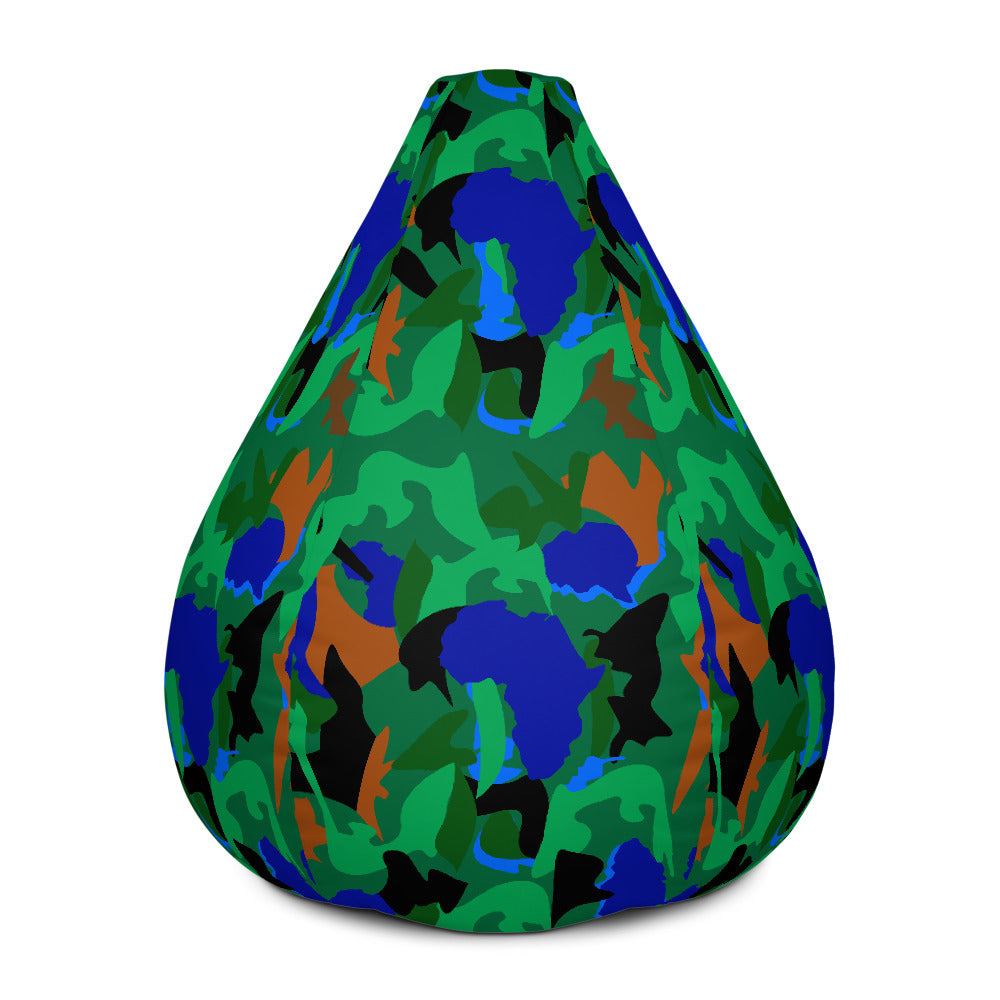 flyersetcinc Camo Print Comfy Bean Bag Chair w/ filling